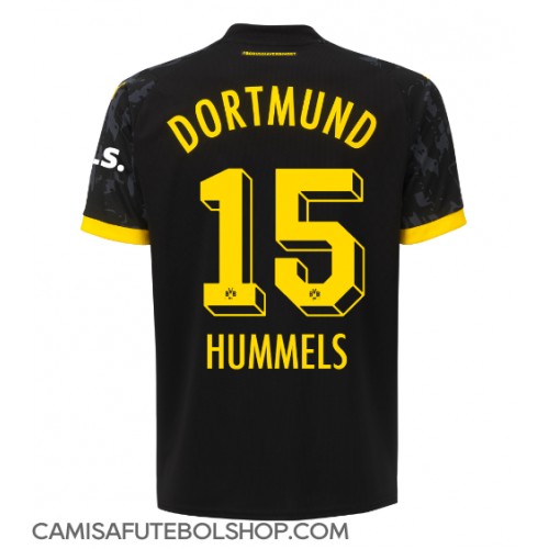 Camisa de time de futebol Borussia Dortmund Mats Hummels #15 Replicas 2º Equipamento 2023-24 Manga Curta